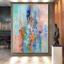 Load image into Gallery viewer, Immense Abstract Cosmic Art - Commissioned Mixed Media for Planetarium Atriums
