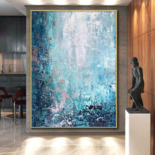 Load image into Gallery viewer, Custom Hand-Painted Abstract Canvas for Living Room &amp; Hotel Outdoor Terraces
