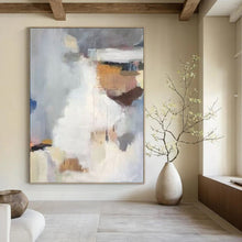 Load image into Gallery viewer, “Softly Blended Tones” Abstract Minimalist Painting on Canvas, Calming Wall Decor DKH956
