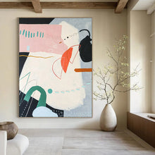 Load image into Gallery viewer, Pastel - Toned Abstract Composition - Perfect for Bohemian Bedroom &amp; Art Café LargeART2382
