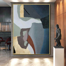 Load image into Gallery viewer, Oversized Geometric Abstract Acrylic Art, Suited for Entryway &amp; Home Office Design LargeART0371

