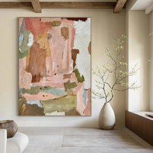 Load image into Gallery viewer, Soft Color - Block Abstract Art, Suited for Calm Nursery &amp; Minimalist Café LargeART2285
