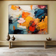 Load image into Gallery viewer, Colorful Abstract “Vibrant Chaos” Painting on Canvas, Modern Art Decor DKH831
