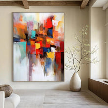 Load image into Gallery viewer, Color - Blocked Abstract Art for Modern Dining Room &amp; Art - loving Bedroom LargeART0925
