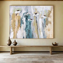 Load image into Gallery viewer, Abstract Floral Impressions Acrylic painting DLZ155
