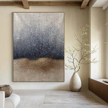 Load image into Gallery viewer, Textured Rain - Themed Abstract Art, Ideal for Calm Reading Nook &amp; Meditative Space LargeART1969

