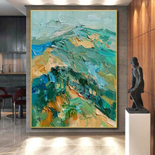 Load image into Gallery viewer, Textured Coastal Impasto Art for Coastal Art Gallery &amp; Beach - Themed Boutique LargeART0911
