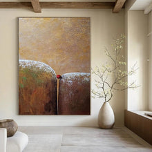 Load image into Gallery viewer, Subtle Connection - Earth - Toned Abstract Acrylic Work, Suited for Cozy Bedrooms and Rustic - Style Studies DTP033

