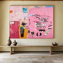 Load image into Gallery viewer, Pink Abstract Expression Large - Scale Hand - painted Abstract Acrylic Art DLZ198
