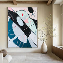 Load image into Gallery viewer, Geometric Abstract with Soft Tones - Great for Minimalist Home Office &amp; Modern Gallery LargeART2385
