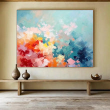Load image into Gallery viewer, Pastel Color Block Abstract Abstract acrylic painting DLZ058
