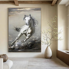 Load image into Gallery viewer, Energetic Abstract Painting, Dynamic Horse Art for Sports Room &amp; Conservatory LargeART2180
