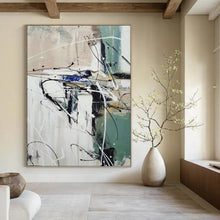 Load image into Gallery viewer, Dynamic Line Abstract Art, Perfect for Creative Studio &amp; Edgy Lounge LargeART2297
