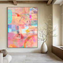 Load image into Gallery viewer, Colorful Geometric Abstract Painting, Suited for Modern Living Room &amp; Art - Centric Workplace LargeART1861
