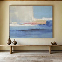 Load image into Gallery viewer, Understated Abstract Coastal Painting On Canvas DKH407
