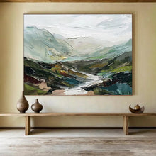 Load image into Gallery viewer, Textured Colorful Valley Abstract Painting DKH468
