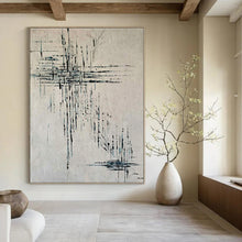 Load image into Gallery viewer, Blue Line Abstract Canvas Painting, Perfect for Minimalist Bedroom &amp; Art - Focused Hallway LargeART1315
