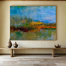 Load image into Gallery viewer, Colorful Abstract Landscape Painting On Canvas DKH390
