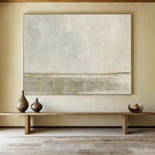 Load image into Gallery viewer, Minimalist Abstract Painting on Canvas - “Subtle Divide” DKH736
