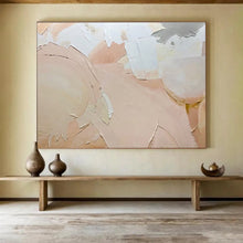 Load image into Gallery viewer, Blush - Toned Textured Abstract Painting for Bridal Suite &amp; Calm Reading Nook DKH186
