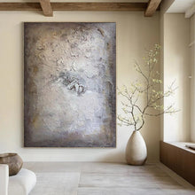 Load image into Gallery viewer, Textured Neutral Abstract – Mixed - Media with Subtle Tones DTP258
