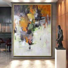 Load image into Gallery viewer, Substantial Dark Abstract Split Acrylic Art for Modern Studio Decor LargeART0261
