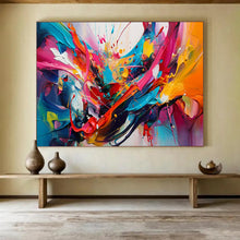 Load image into Gallery viewer, Hand - painted Large - scale Explosive Color Splash Abstract Acrylic Art for Artistic Showrooms LargeART1812
