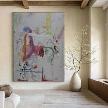 Load image into Gallery viewer, Colorful Abstract Chaos Painting - Perfect for Trendy Café &amp; Artistic Studio Loft LargeART1409
