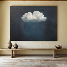 Load image into Gallery viewer, Simple Cloud Abstract - Serene Living Room or Bedroom Art LargeART1524

