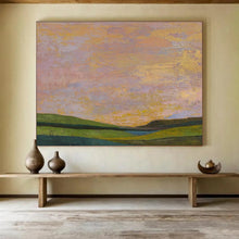 Load image into Gallery viewer, Colorful Sunset Landscape Abstract Painting On Canvas DKH438
