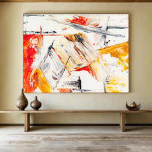 Load image into Gallery viewer, Dynamic Abstract Brushstroke Painting On Canvas DKH400
