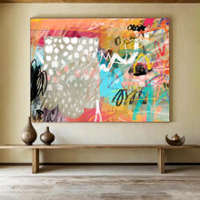 Load image into Gallery viewer, Color Explosion Abstract Art for Bohemian Studio &amp; Trendy Café DKH068
