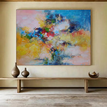 Load image into Gallery viewer, Abstract Colorful Bouquet Painting for Feminine Bedroom &amp; Cheerful Kitchen DKH118
