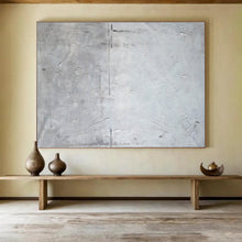 Load image into Gallery viewer, Minimalist “Gray Textures” Painting on Canvas, Subtle Abstract Decor DKH848
