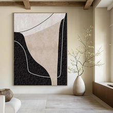 Load image into Gallery viewer, Abstract Shape Collage 2 Canvas Painting, Perfect for Contemporary Bedroom &amp; Art Gallery LargeART1163
