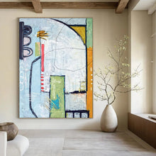 Load image into Gallery viewer, Abstract Traffic - Inspired Urban Art - Perfect for Industrial Loft &amp; Creative Studio LargeART2374
