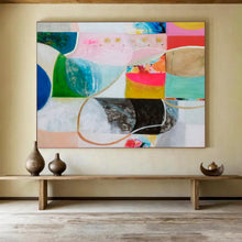 Load image into Gallery viewer, Mixed - Shape Color Block Abstract Art for Artistic Boutique &amp; Gallery Pop - Up DKH069

