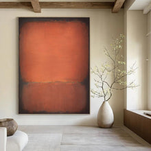 Load image into Gallery viewer, “Reddish - Orange Color - Field” - Rothko - Style Art on Canvas DKH1613
