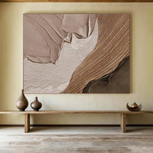 Load image into Gallery viewer, Textured Earth - Tone Abstract Painting DKH467

