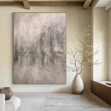 Load image into Gallery viewer, Hand - painted Substantial Gray Textured Abstract Acrylic Art for Industrial - Style Lofts LargeART0110
