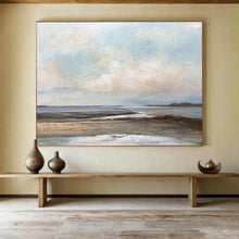 Load image into Gallery viewer, Impressionistic Seascape Painting on Canvas - “Coastal Calm” DKH755
