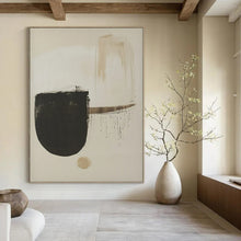 Load image into Gallery viewer, Earthy Tones Abstract Art for Rustic Farmhouse Living Room &amp; Nature - themed Café LargeART0935
