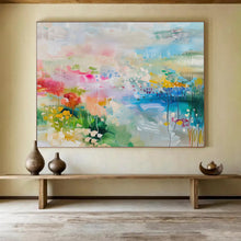 Load image into Gallery viewer, Colorful Garden - Inspired Abstract Canvas Painting DKH494
