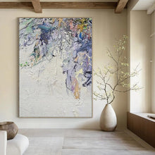 Load image into Gallery viewer, Colorful Textured Abstract Painting, Suited for Eclectic Living Room &amp; Vibrant Café LargeART1349
