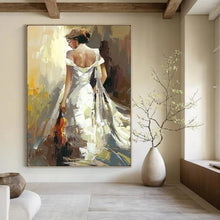 Load image into Gallery viewer, Expressive Abstract Painting, Colorful Figurative Art for Music Room &amp; Gallery LargeART2175
