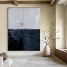 Load image into Gallery viewer, Divided Light and Shadow – Gray Upper, Dark Lower Abstract DTP206
