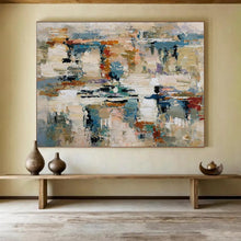 Load image into Gallery viewer, Colorful Chaos of Abstract Shapes Abstract acrylic painting DLZ012
