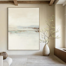 Load image into Gallery viewer, Soft Beige &amp; Subtle Shades – Abstract Landscape Oil with Gentle Transitions DTP224

