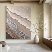 Load image into Gallery viewer, “Lace - Like Textured Abstract” Abstract Painting on Canvas, Elegant Home Accent DKH988
