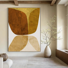 Load image into Gallery viewer, Earthy Tone Abstract Art, Great for Rustic Bedroom &amp; Nature - Inspired Study LargeART2310
